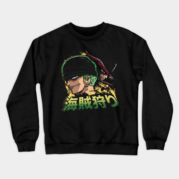 PIRATE HUNTER Crewneck Sweatshirt by CoDDesigns